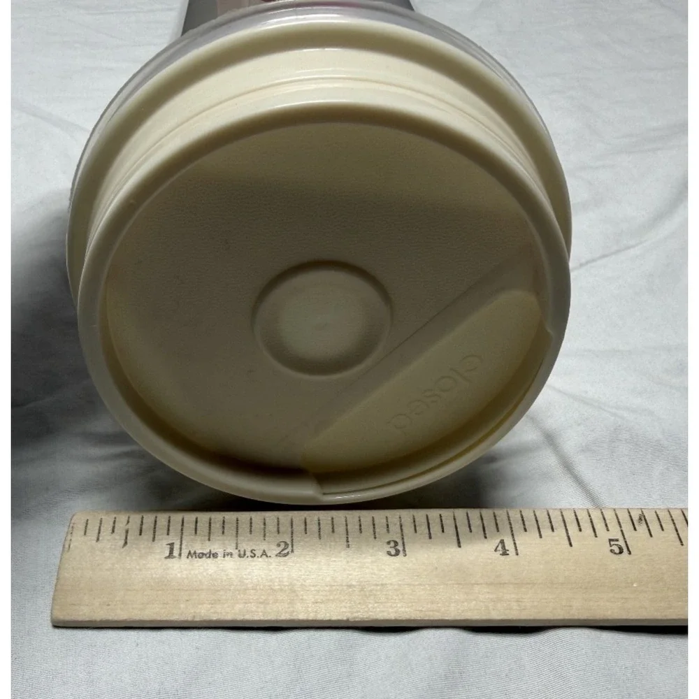 Vintage Rubbermaid 0110 Servin Spaghetti Pasta Storage Container w/Almond Lid
